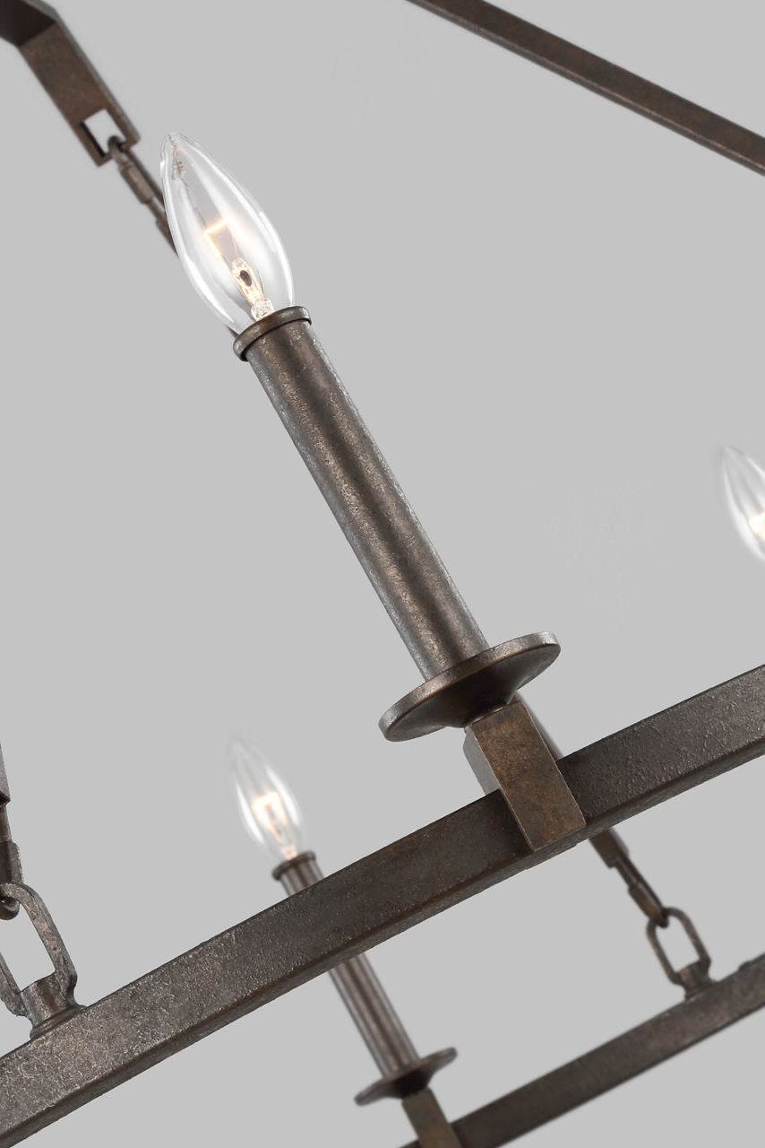 Landen Medium Chandelier Smith Steel