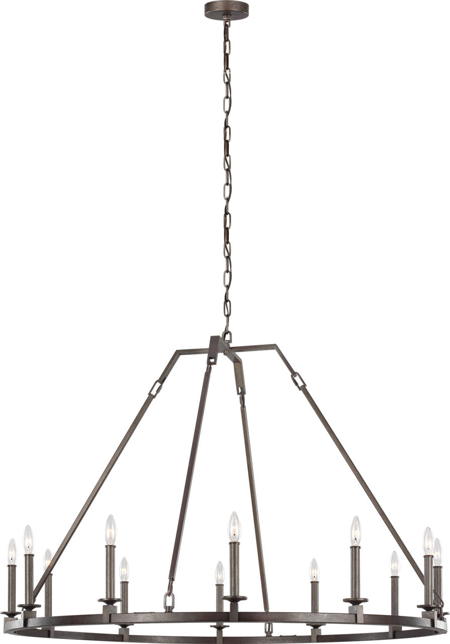 Landen Large Chandelier Smith Steel