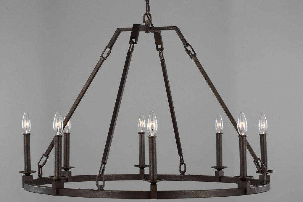 Landen Medium Chandelier Smith Steel