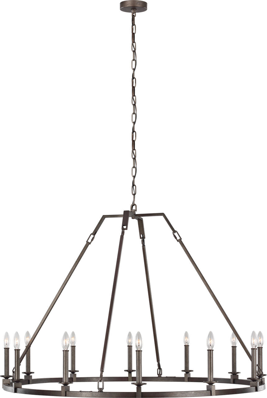 Landen Large Chandelier Smith Steel