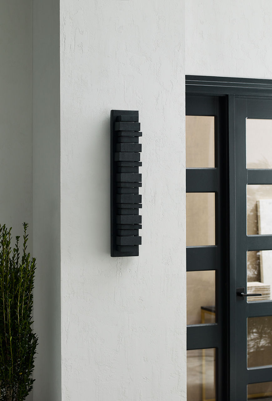 Ledgend Medium LED Outdoor Sconce Dark Weathered Zinc Bulbs Included
