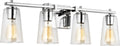 Mercer 4 - Light Vanity Chrome