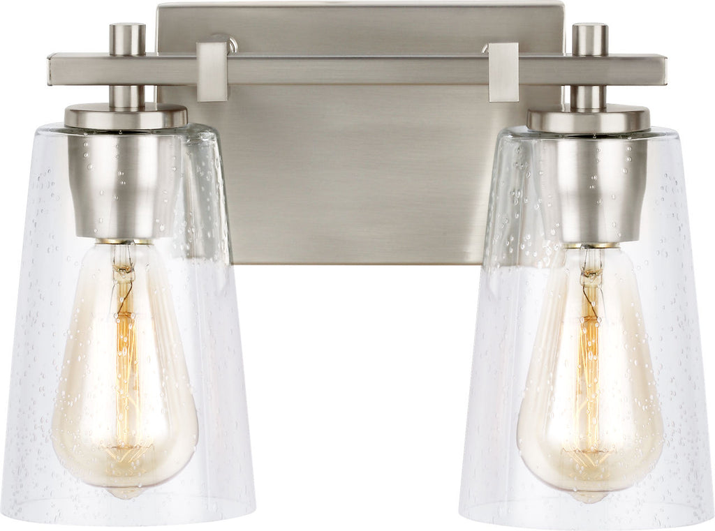 Mercer 2 - Light Vanity Satin Nickel