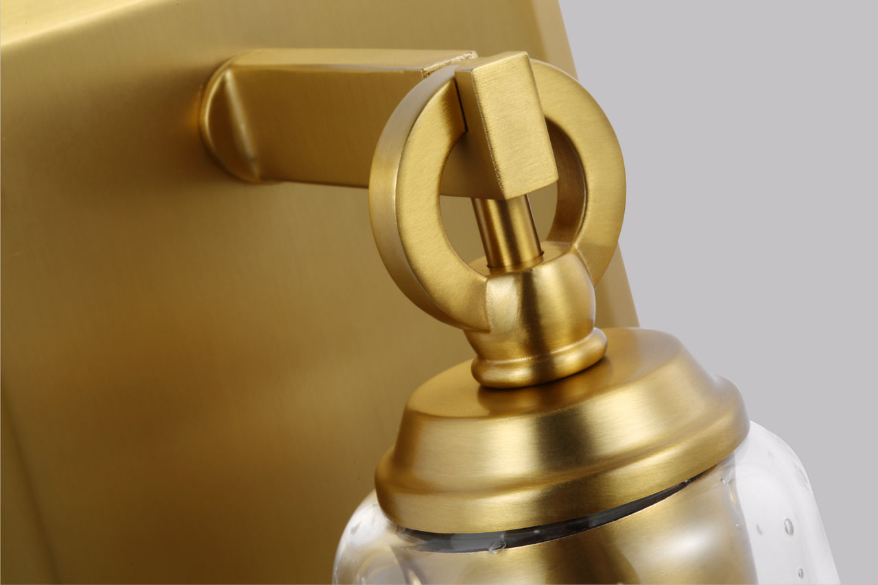 Monterro 1 - Light Sconce Burnished Brass