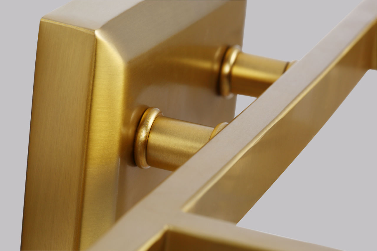 Monterro 4 - Light Vanity Burnished Brass