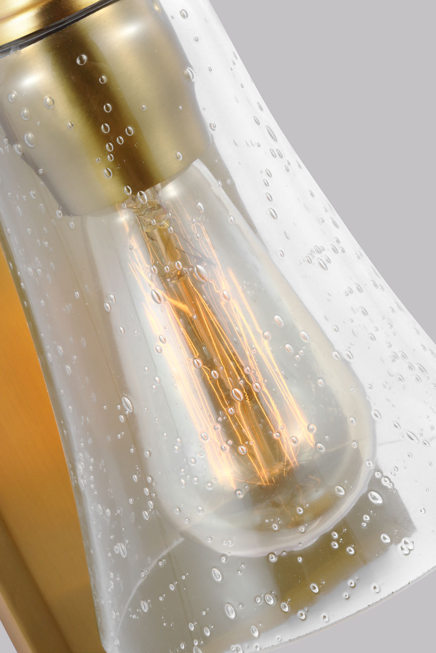 Monterro 1 - Light Sconce Burnished Brass