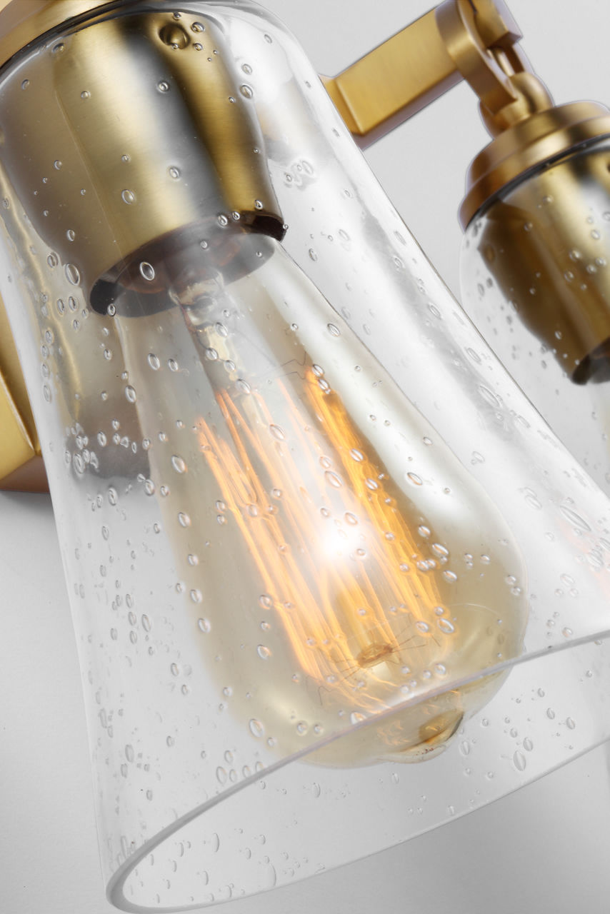 Monterro 2 - Light Vanity Burnished Brass