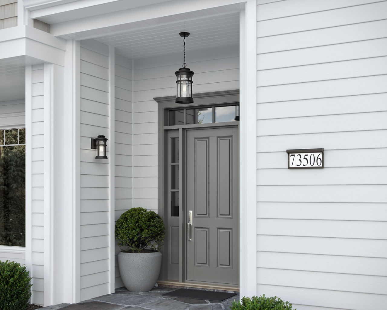 Newport Small Lantern Antique Bronze