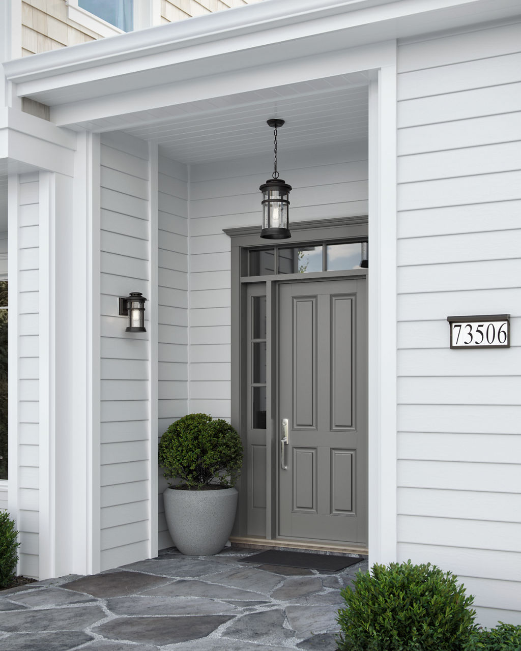 Newport Small Lantern Antique Bronze