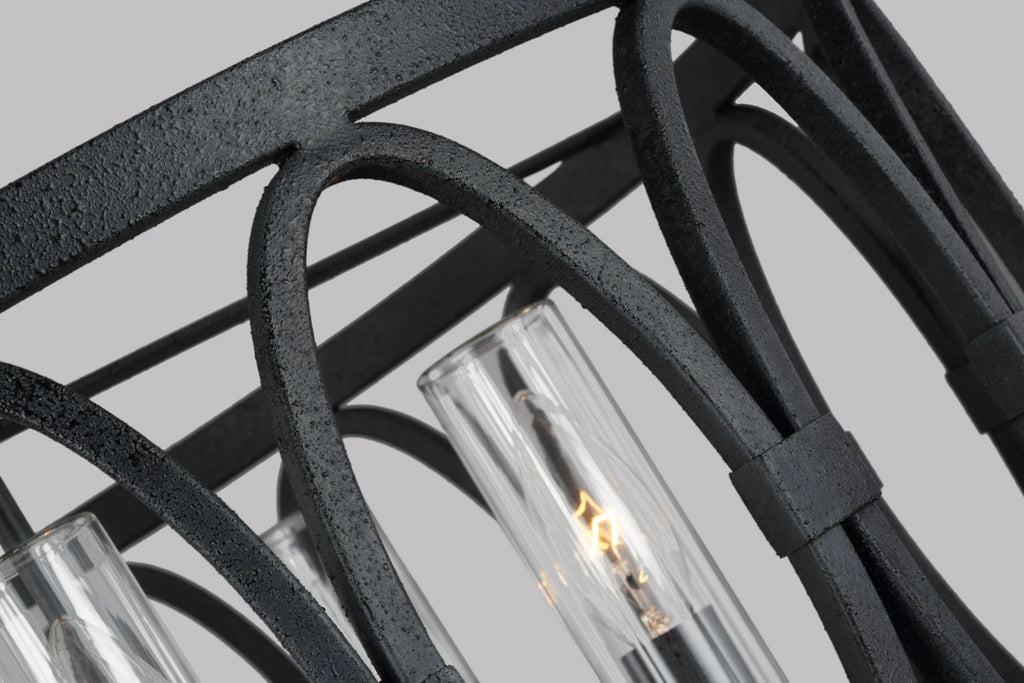 Patrice Chandelier Dark Weathered Zinc
