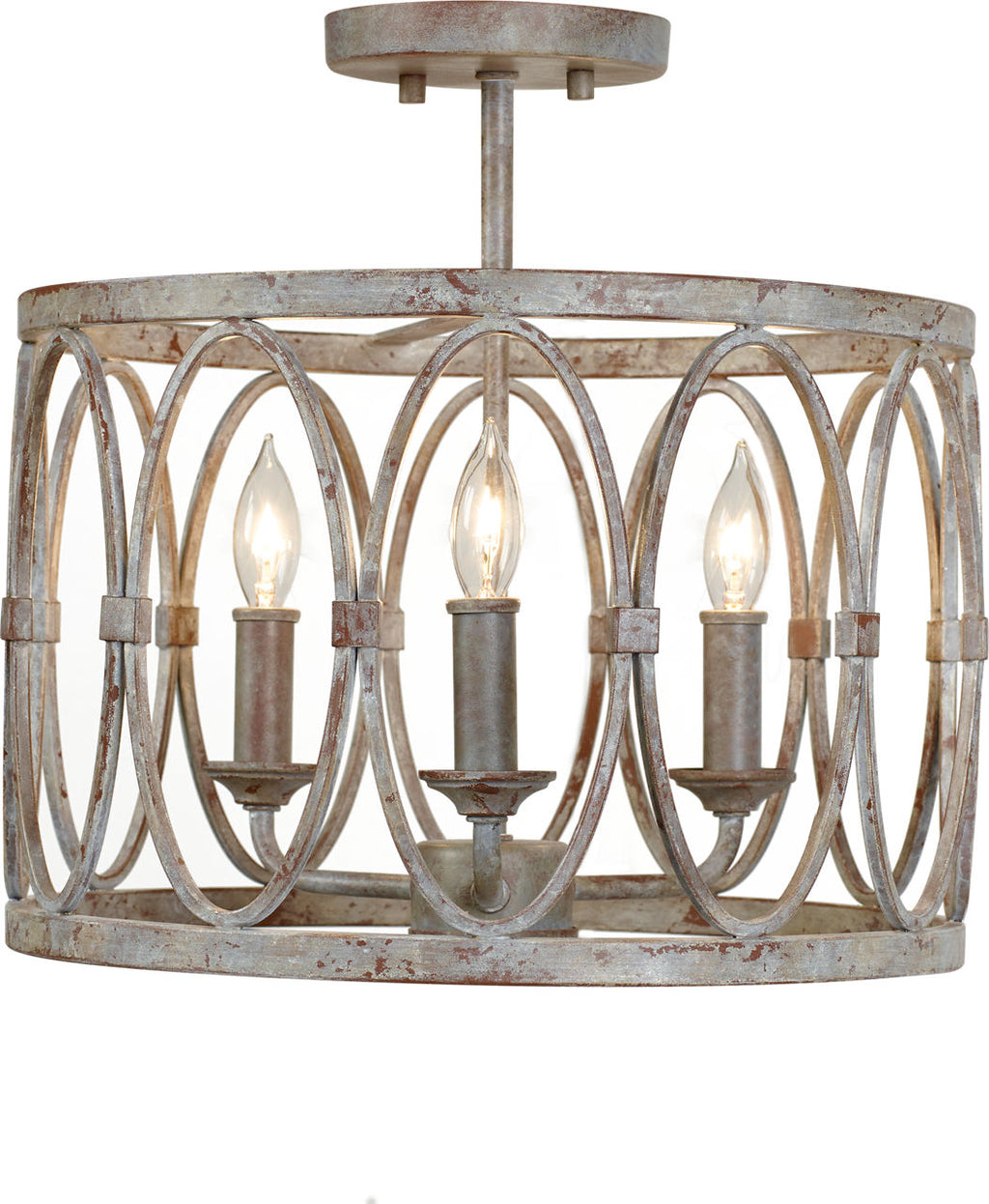 Patrice Semi-Flush Mount Deep Abyss