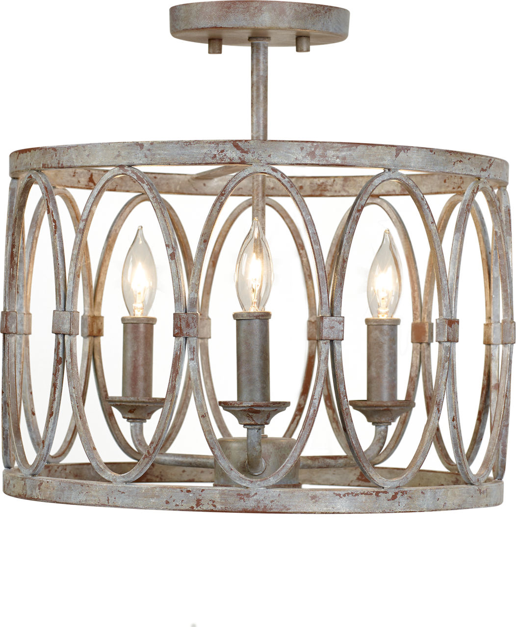 Patrice Semi-Flush Mount Deep Abyss