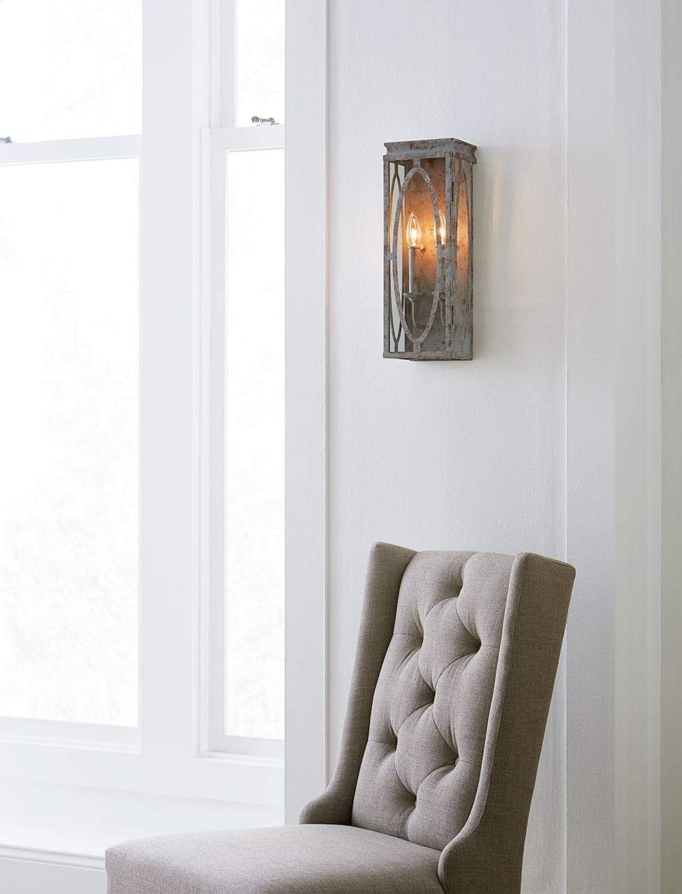 Patrice Double Sconce Deep Abyss