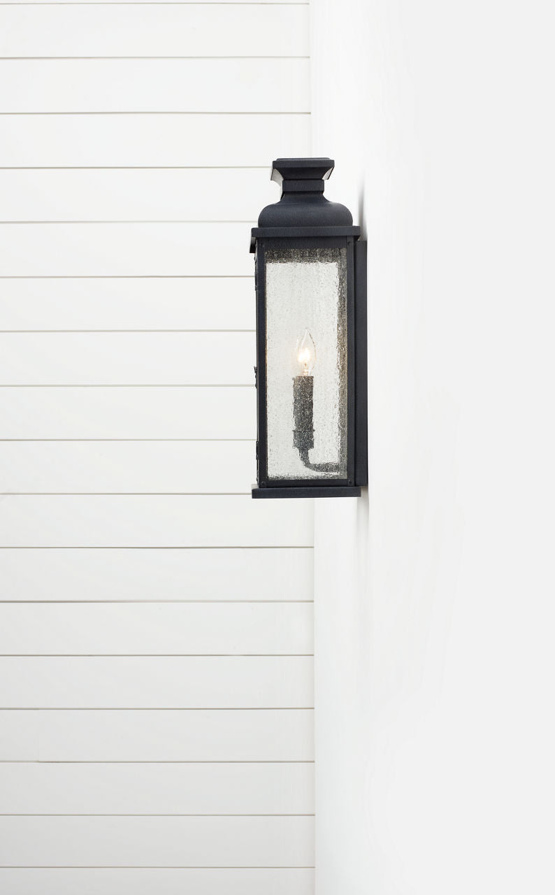 Pediment Medium Lantern Dark Weathered Zinc