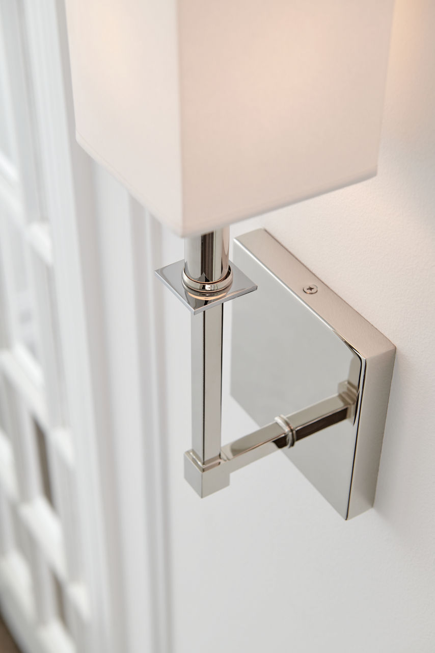 Quinn 1 - Light Sconce Polished Nickel