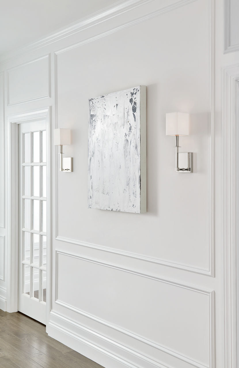 Quinn 1 - Light Sconce Polished Nickel