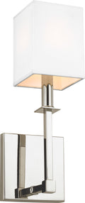 Quinn 1 - Light Sconce Polished Nickel