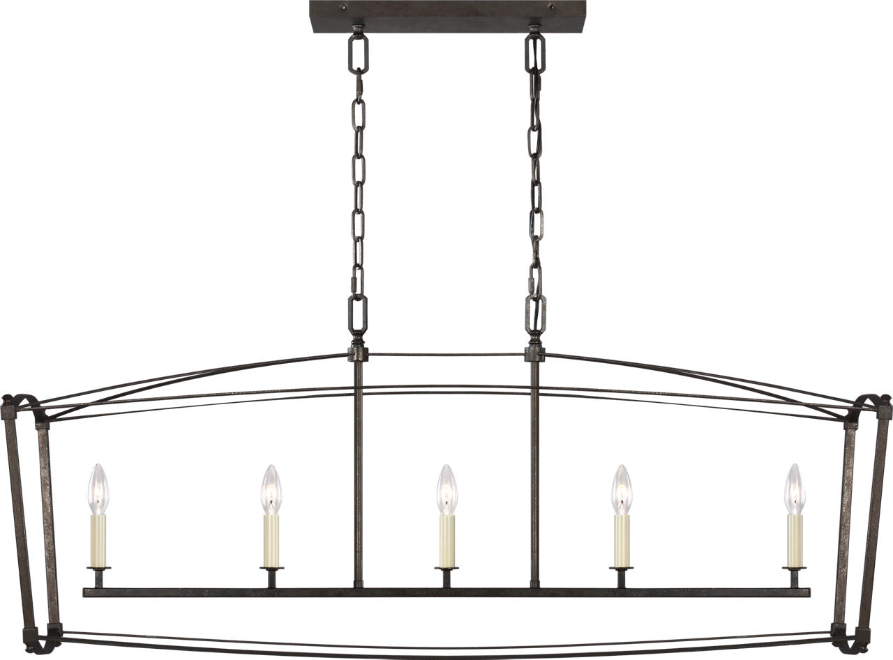 Thayer Linear Chandelier Smith Steel