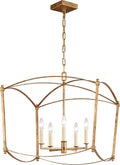 Thayer Wide Lantern | Antique Gild