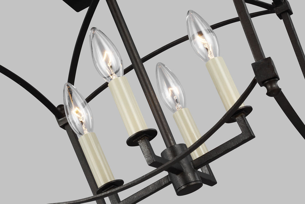 Thayer Semi-Flush Mount Smith Steel