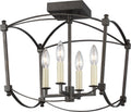 Thayer Semi-Flush Mount Smith Steel