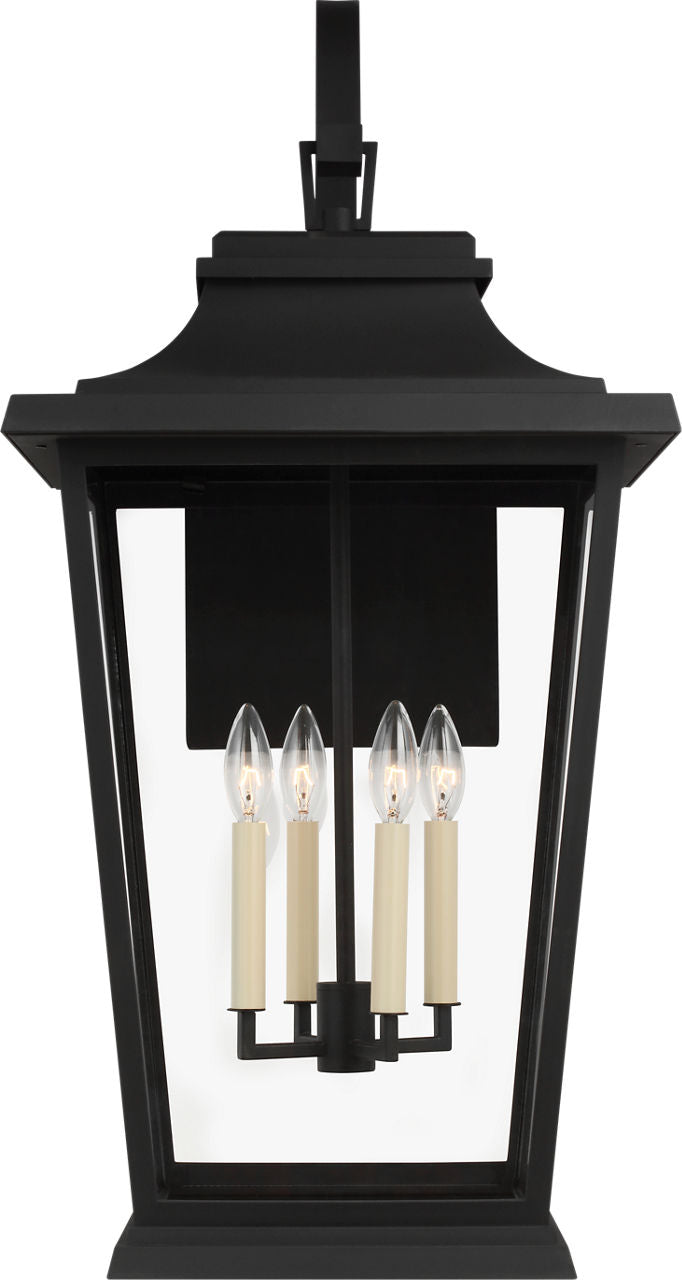 Warren Extra Large Lantern Textured Black