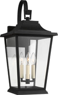 Warren Medium Lantern Textured Black