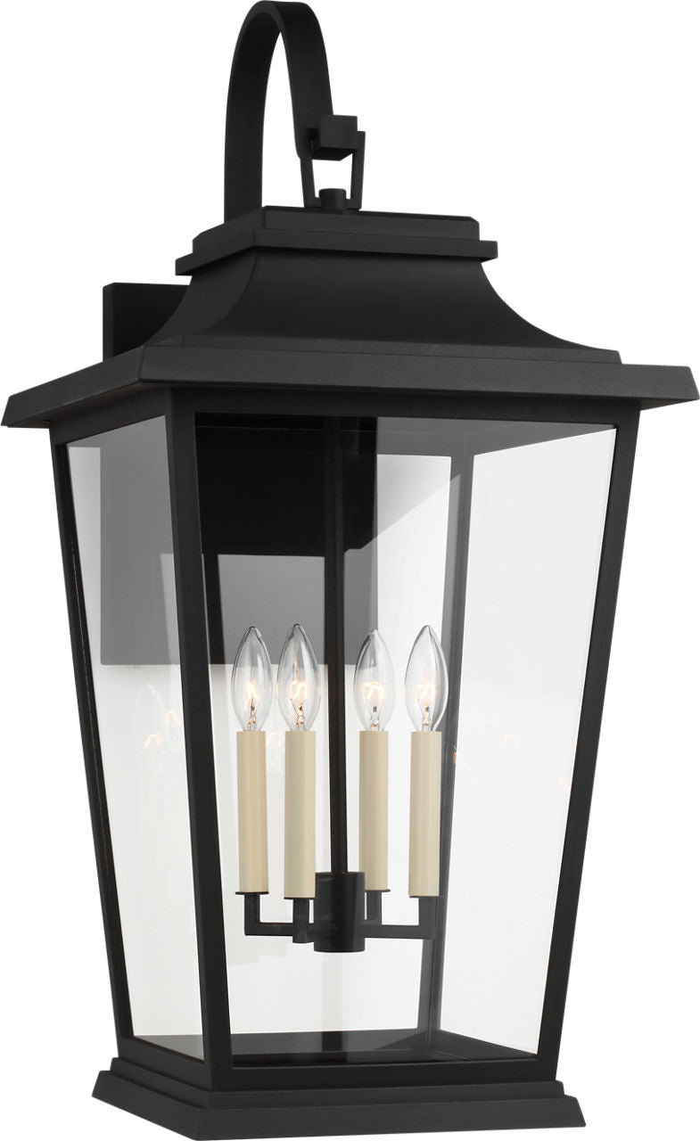 Warren Extra Large Lantern Textured Black