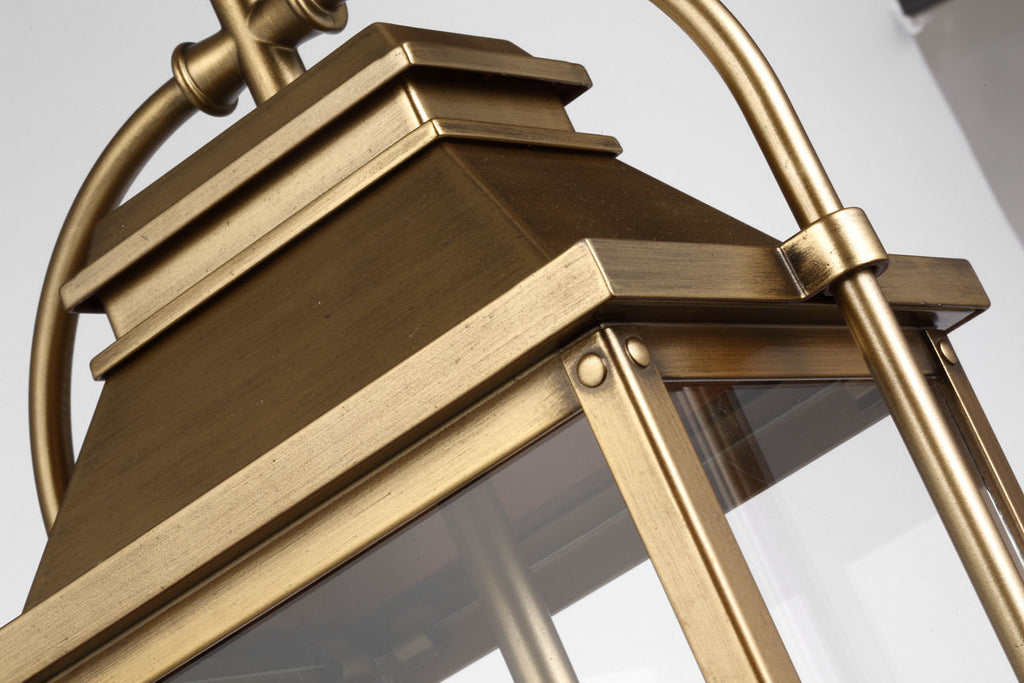 Wellsworth Pendant Painted Distressed Brass