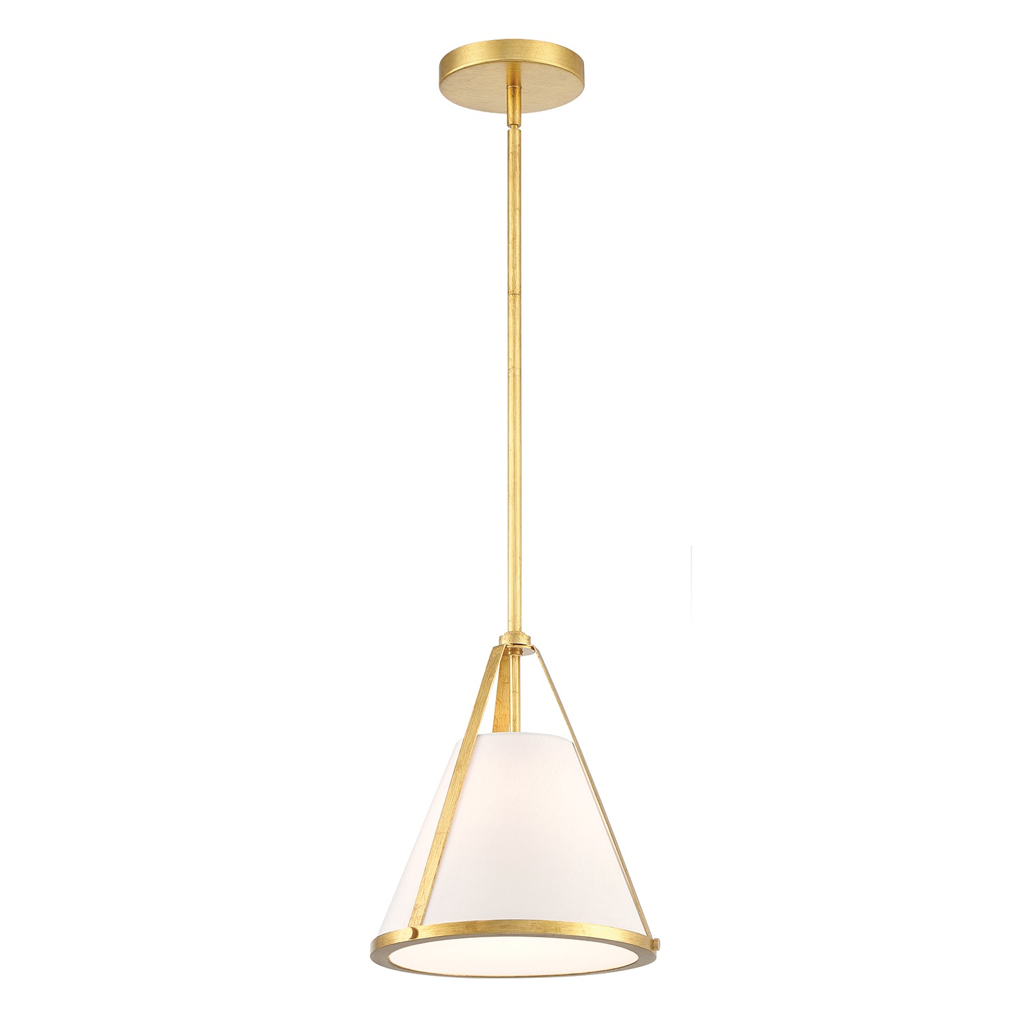 Fulton 9.25'' Antique Gold Pendant