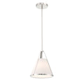 Fulton 9.25'' Polished Nickel Pendant