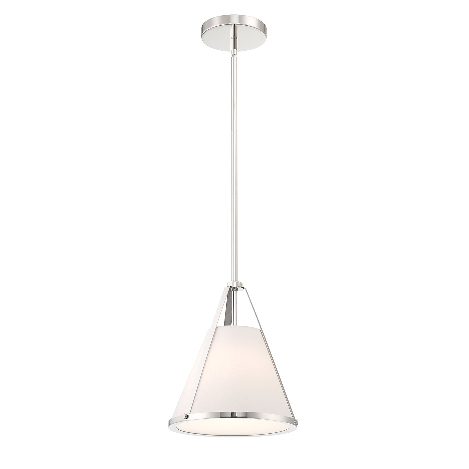 Fulton 9.25'' Polished Nickel Pendant