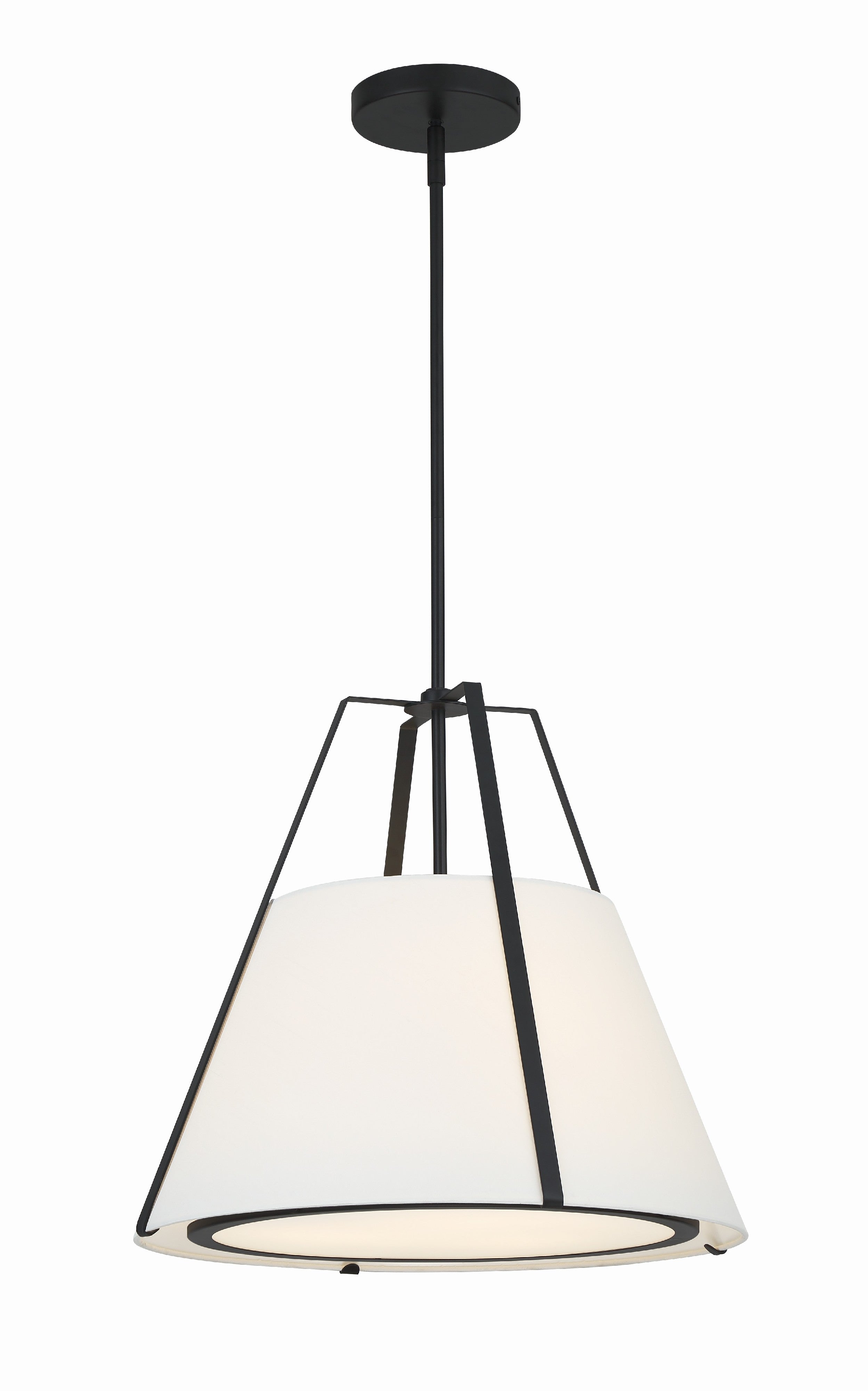 Fulton 20'' Black Pendant