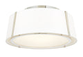 Fulton 18'' Polished Nickel Semi Flush Mount