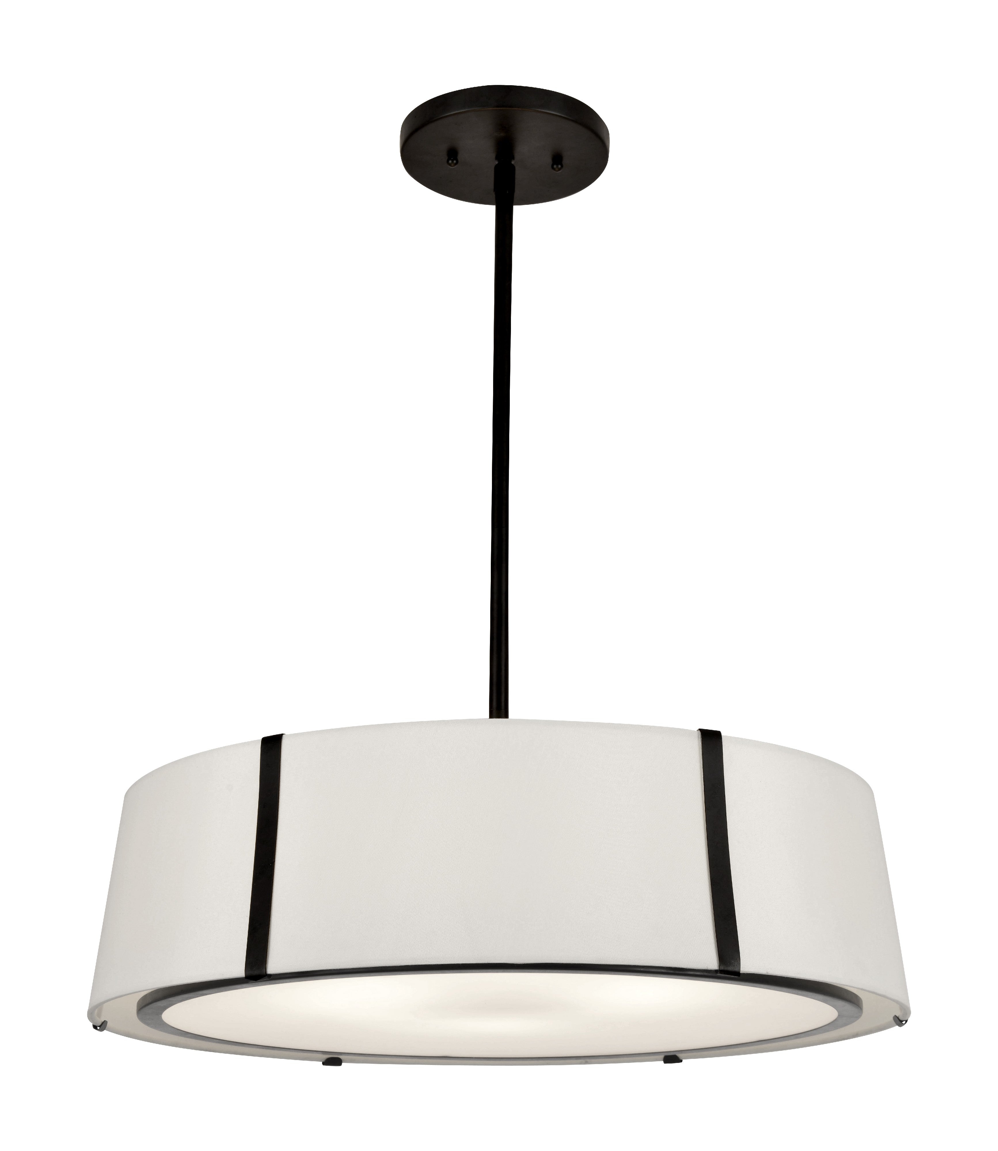 Fulton 24'' Black Pendant