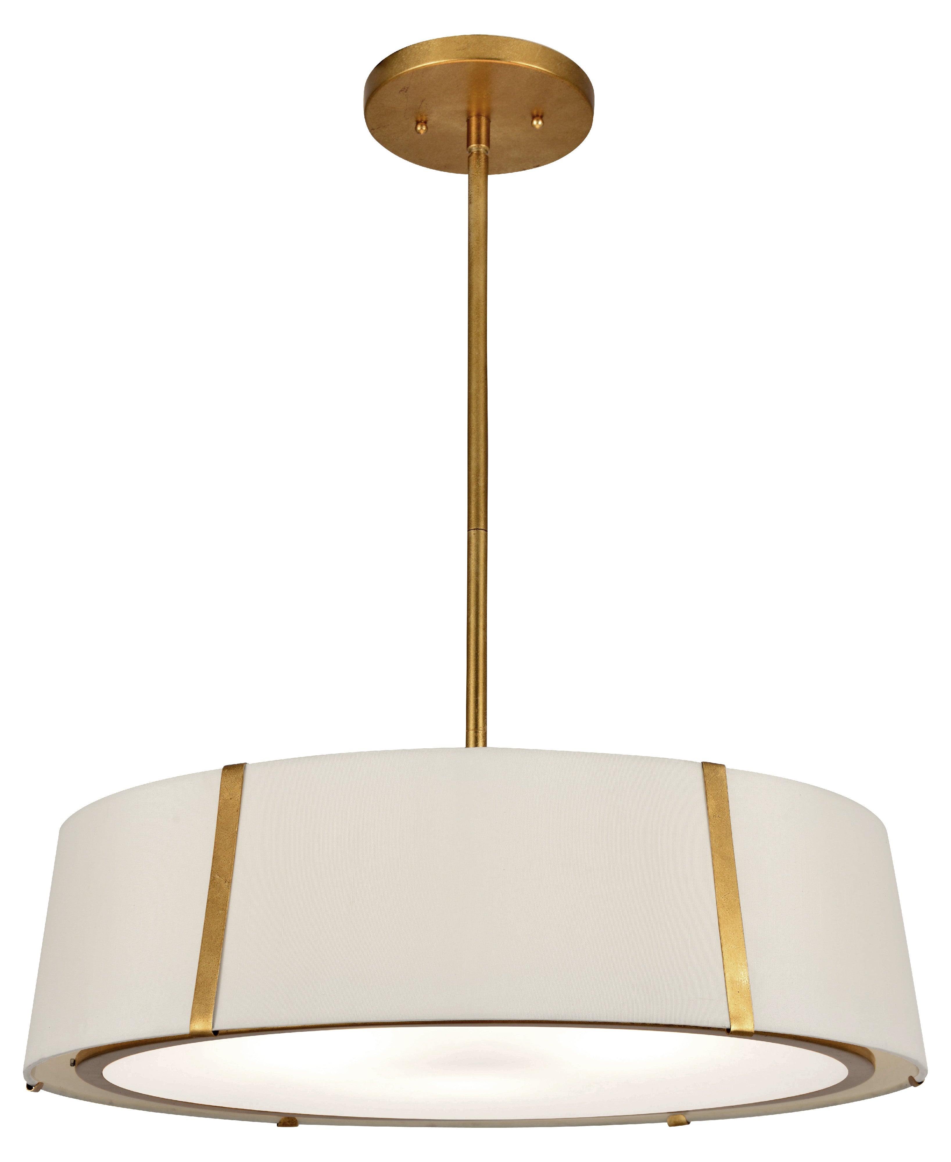 Fulton 24'' Antique Gold Pendant