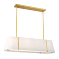 Fulton 41.75'' Antique Gold Linear Oval Chandelier