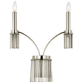 Sutton Double Sconce | Polished Nickel