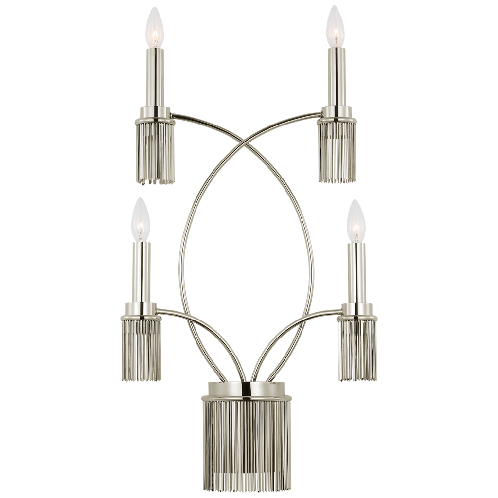 Sutton 4-Light Sconce | Polished Nickel