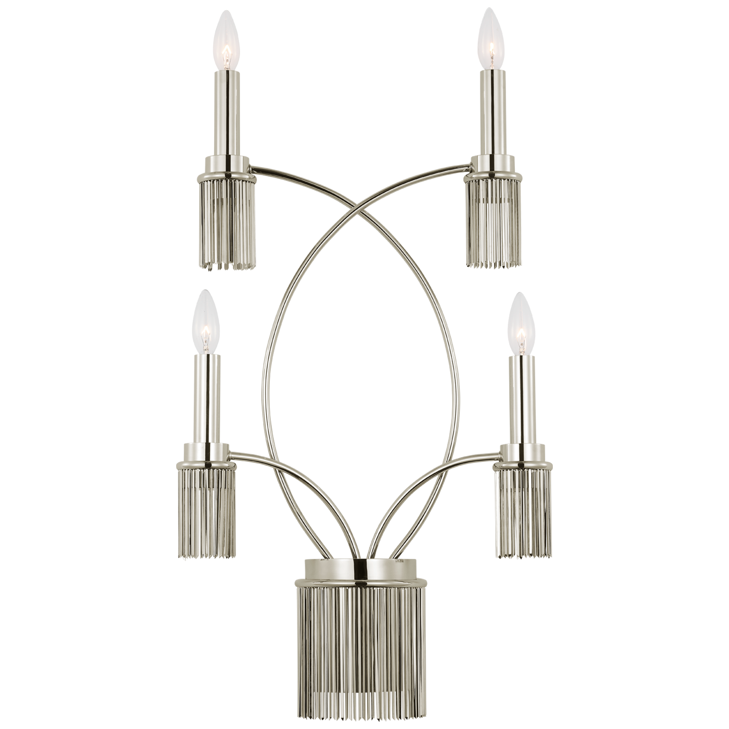 Sutton 4-Light Sconce | Polished Nickel