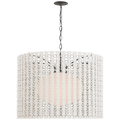 Catania 40" Hanging Shade | Bronze | Cream Braided Rope