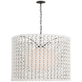 Catania 40" Hanging Shade | Bronze | Cream Woven Rope