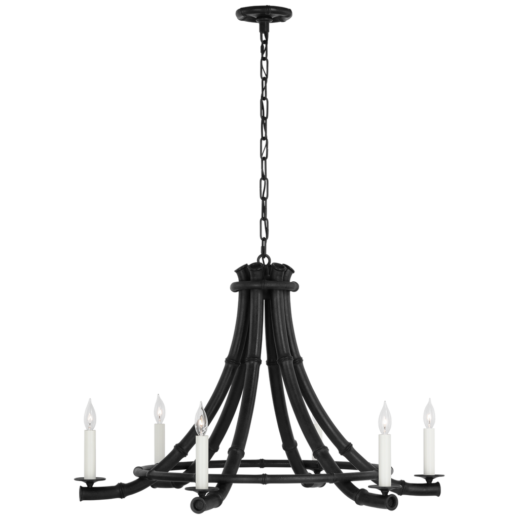 Alana 39" Chandelier | French Rust