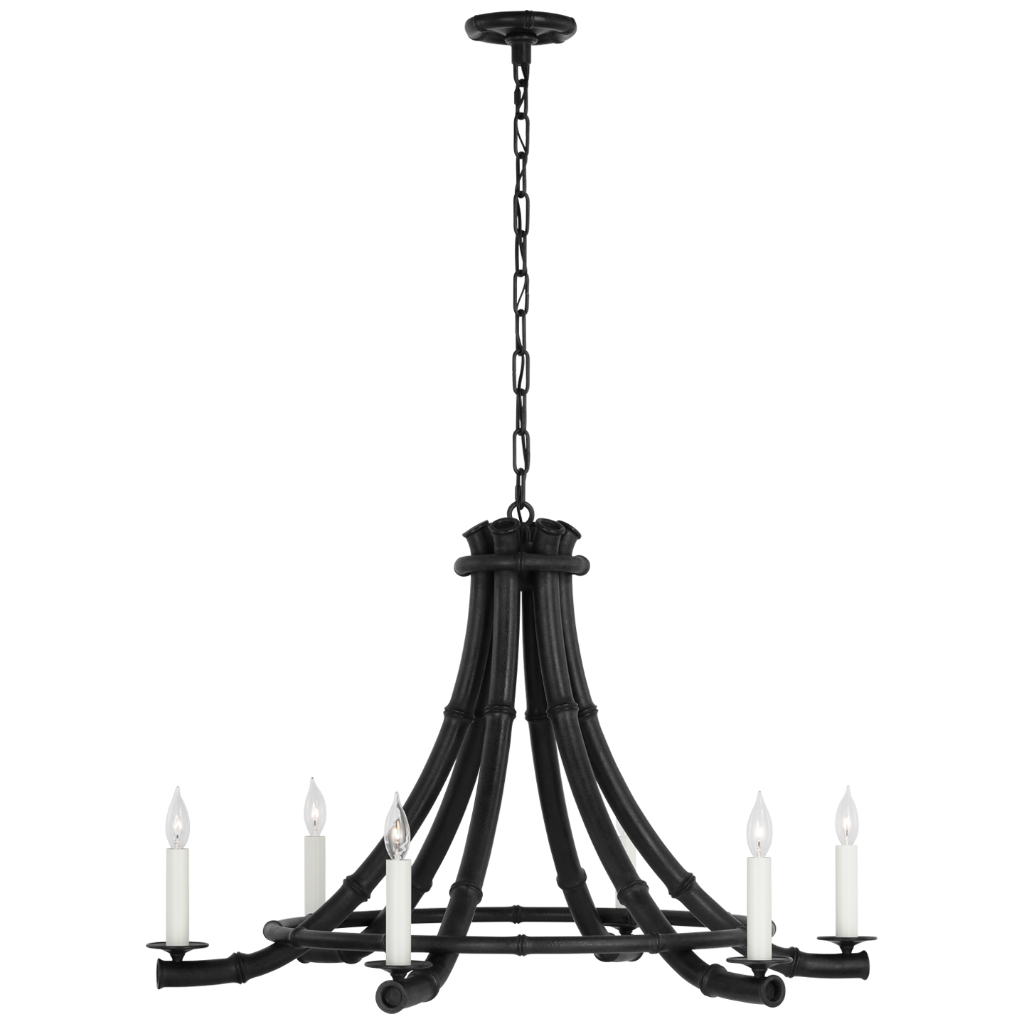 Alana 39" Chandelier | French Rust