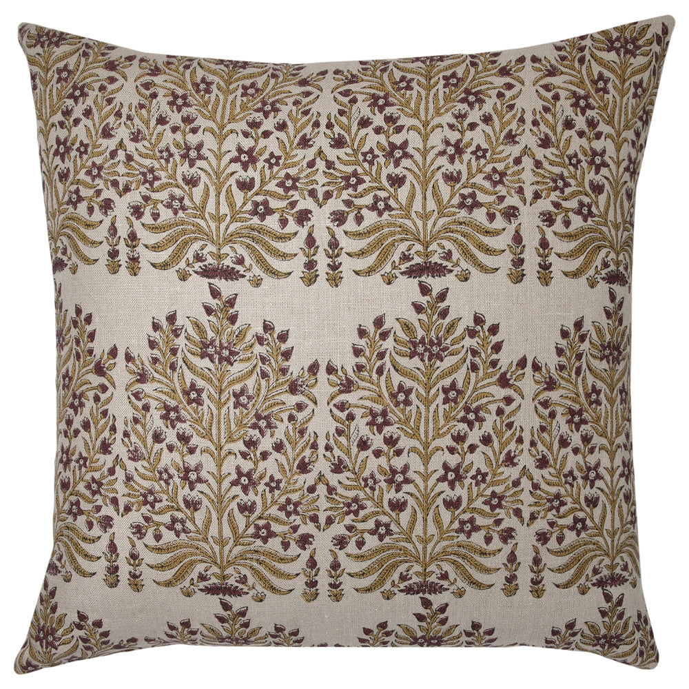 Fleur Mustard Saffron Pillow