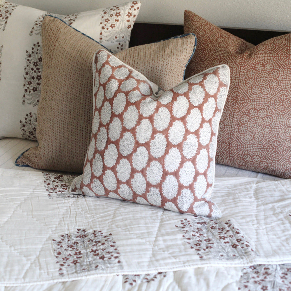 Ripples Saffron Pillow