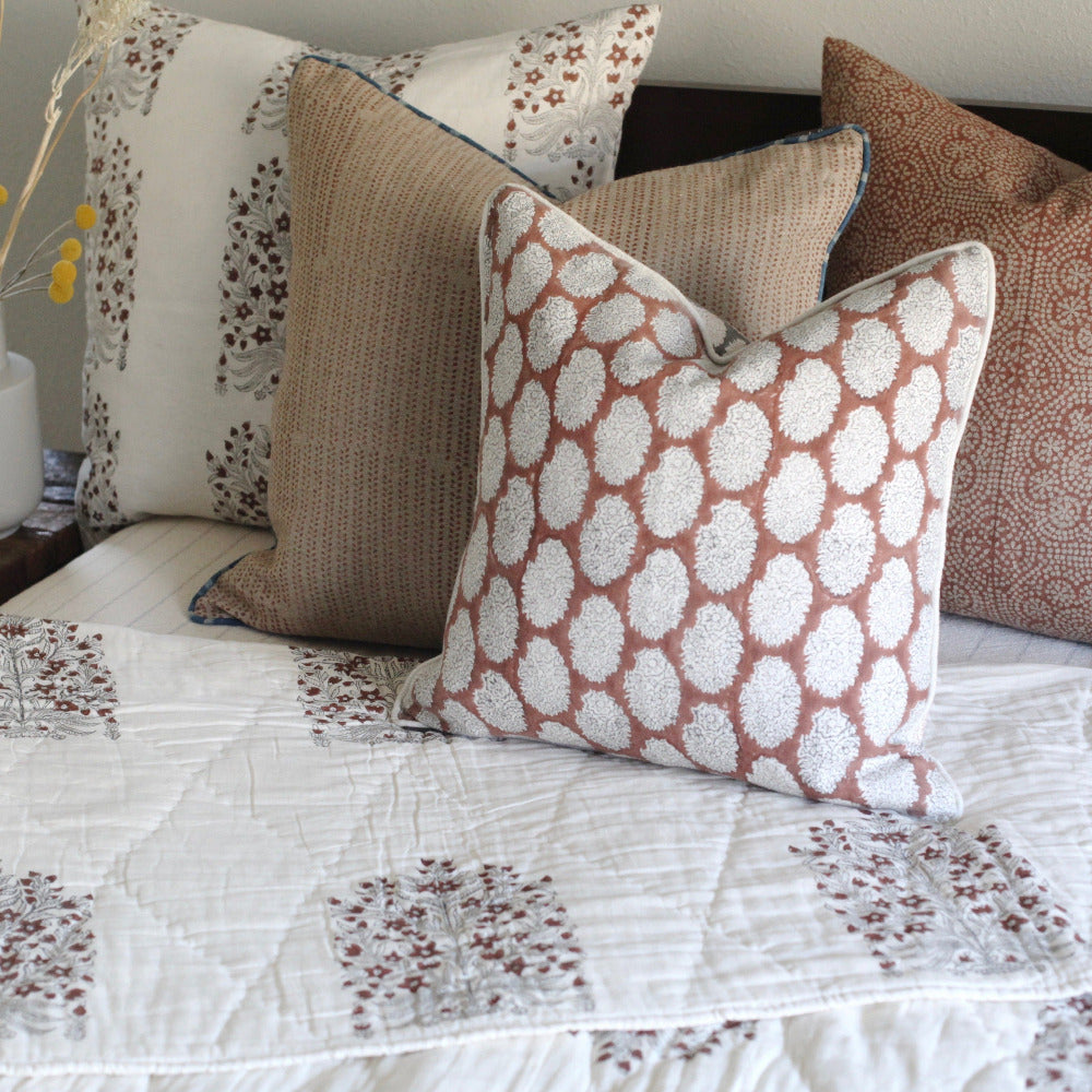 Wisteria Saffron Pillow