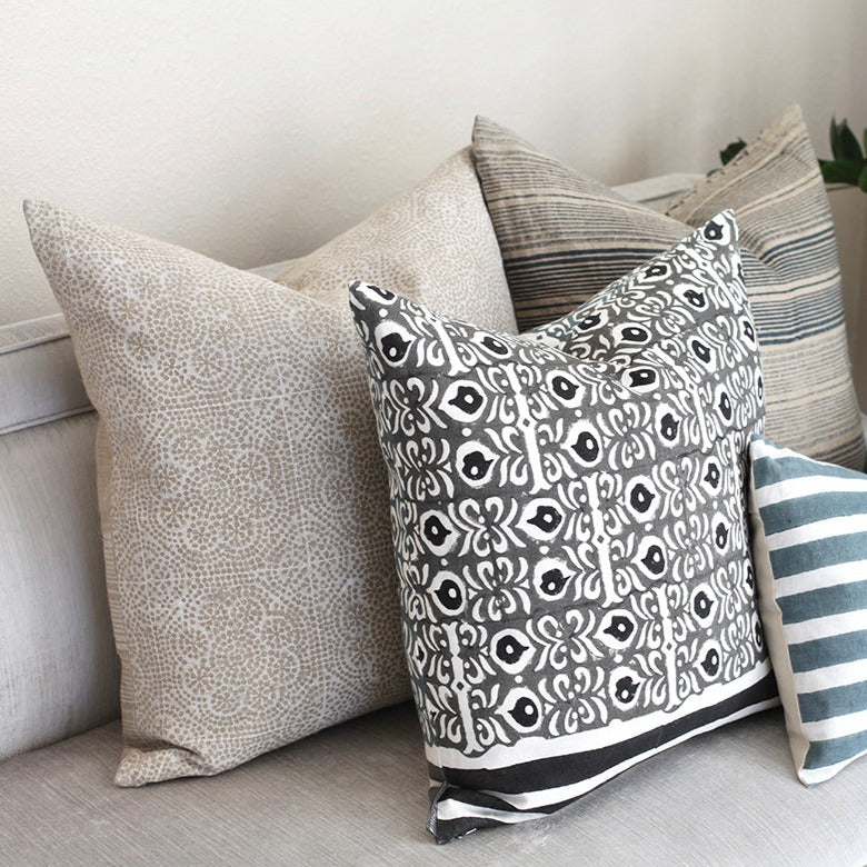 Wisteria White Pillow
