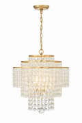 Gabrielle 18'' Antique Gold Chandelier