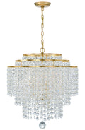 Gabrielle 22'' Antique Gold Chandelier